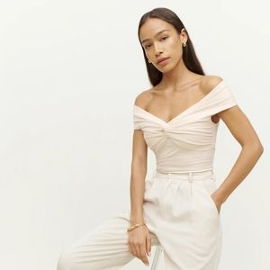 Reformation Ezlynn Knit Top